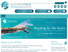 Tablet Screenshot of ahta.com.au